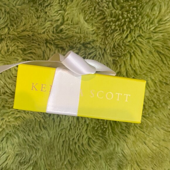 NWT Kendra Scott Elisa Gold Pendant Necklace in Iridescent Drusy - Picture 12 of 12